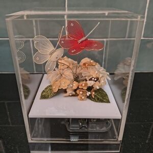Decorative Butterfly and Flower Display